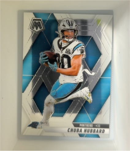 2025 Panini Mosaic #30 Chuba Hubbard — front