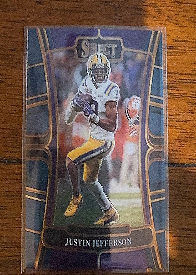 2023 Panini Select Draft Picks #52 Justin Jefferson — front
