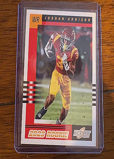 2023 Panini Score #7 Jordan Addison — front