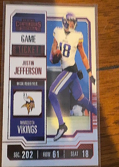 2023 Panini Contenders #67 Justin Jefferson — front