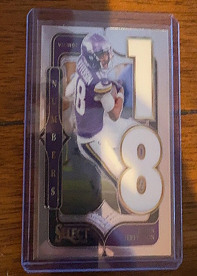2024 Panini Select #1 Justin Jefferson Select Numbers — front