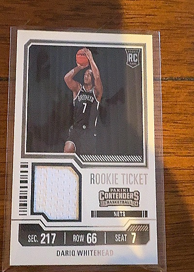 2023-24 Panini Contenders Rookie Ticket #Dariq Whitehead — front