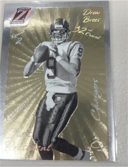 2022 Panini Zenith Class President #CP-2001 Drew Brees — front