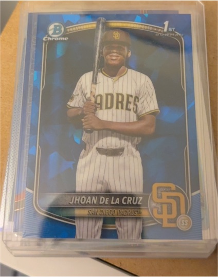 2025 Bowman Chrome #BCP-223 Jhoan De La Cruz — front