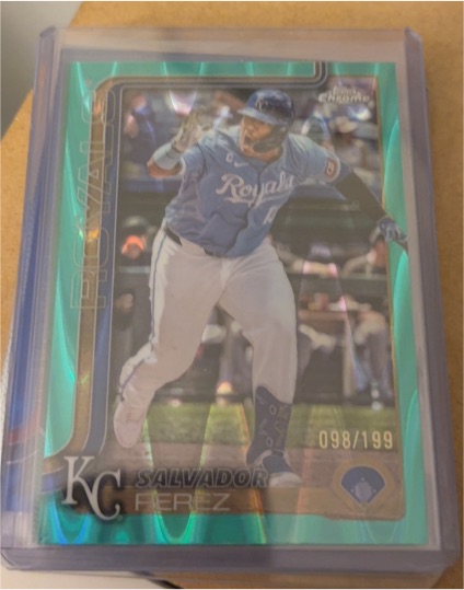 2025 Topps Chrome #114 Salvador Perez — front