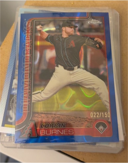 2025 Topps Chrome #17 Corbin Burnes — front