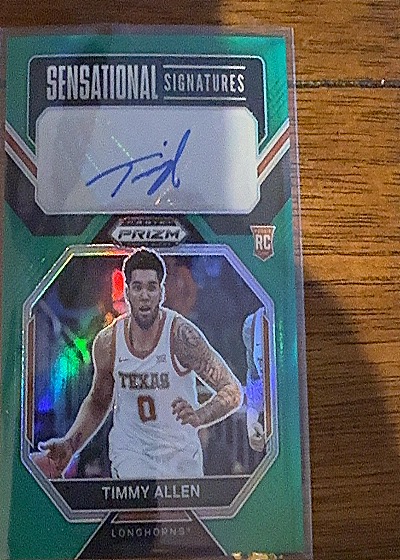2023 Panini Prizm Draft Picks Sensational Signatures Timmy Allen — front