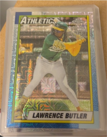 2025 Topps Update 1990 Chrome Silver Pack #U90C-43 Lawrence Butler — front