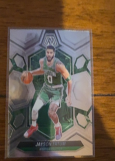 2023-24 Panini Mosaic #0 Jayson Tatum — front