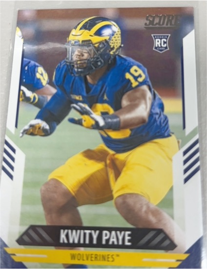 2021 Score #346 Kwity Paye — front