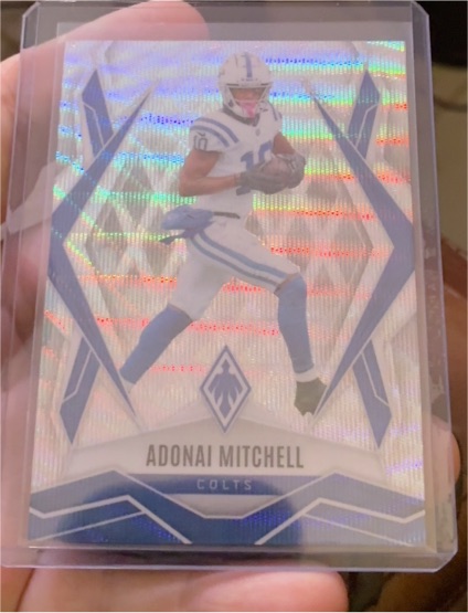2025 Panini Phoenix Adonai Mitchell Colts — front