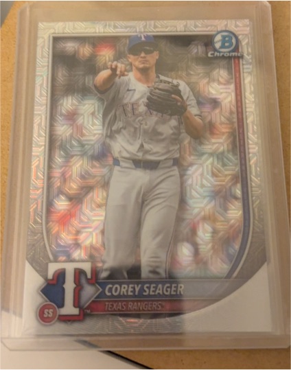 2025 Bowman Chrome #38 Corey Seager — front