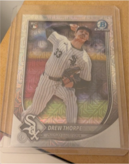 2025 Bowman Chrome #8 Drew Thorpe — front