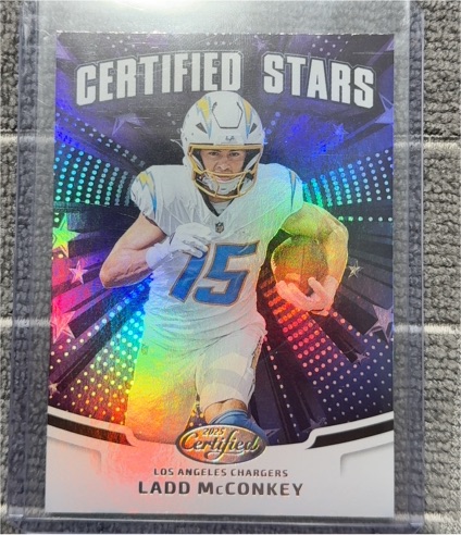 2025 Panini Certified Stars #CST-LMY Ladd McConkey — front