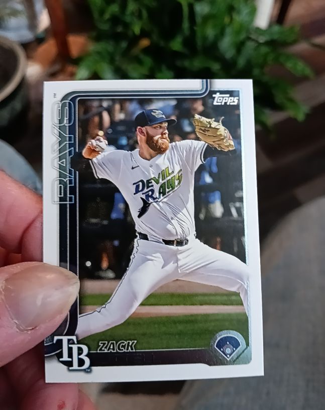 2025 Topps #Zack Tampa Bay Rays — front