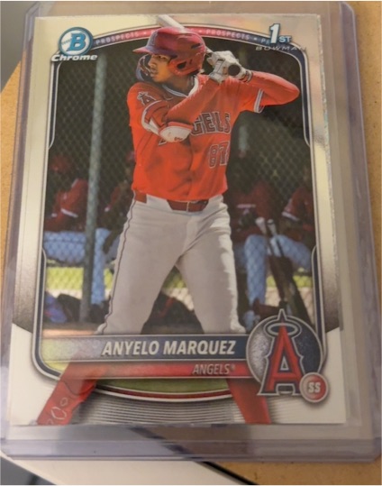 2025 Bowman Chrome #BCP-201 Anyelo Marquez — front