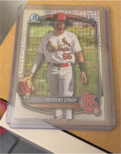 2025 Bowman Chrome #BCP-221 Royelny Strop — front