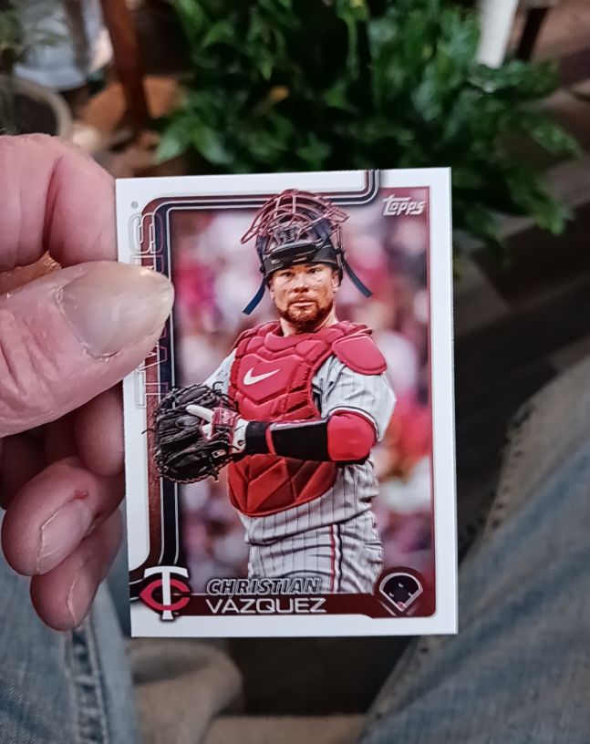 2025 Topps Update #US7 Christian Vazquez — front