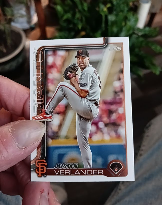 2025 Topps Update #US100 Justin Verlander — front