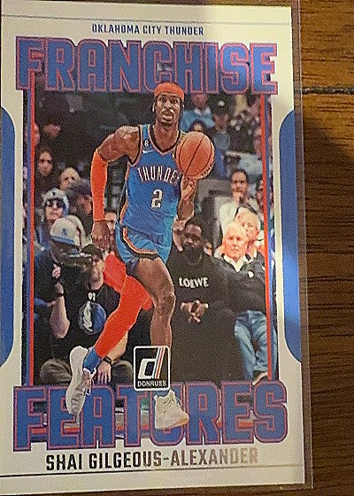 2023-24 Donruss #18 Shai Gilgeous-Alexander Franchise Features — front