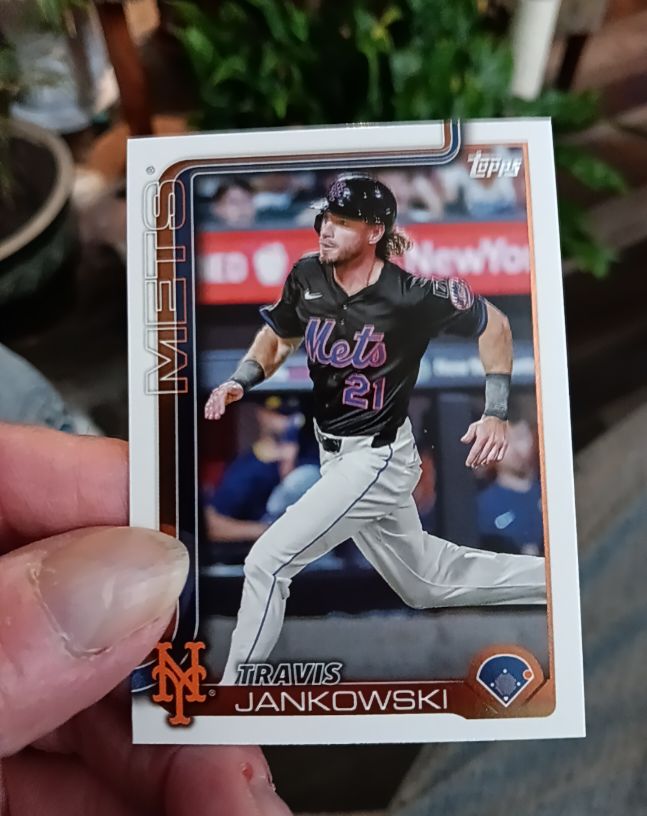 2025 Topps #21 Travis Jankowski — front