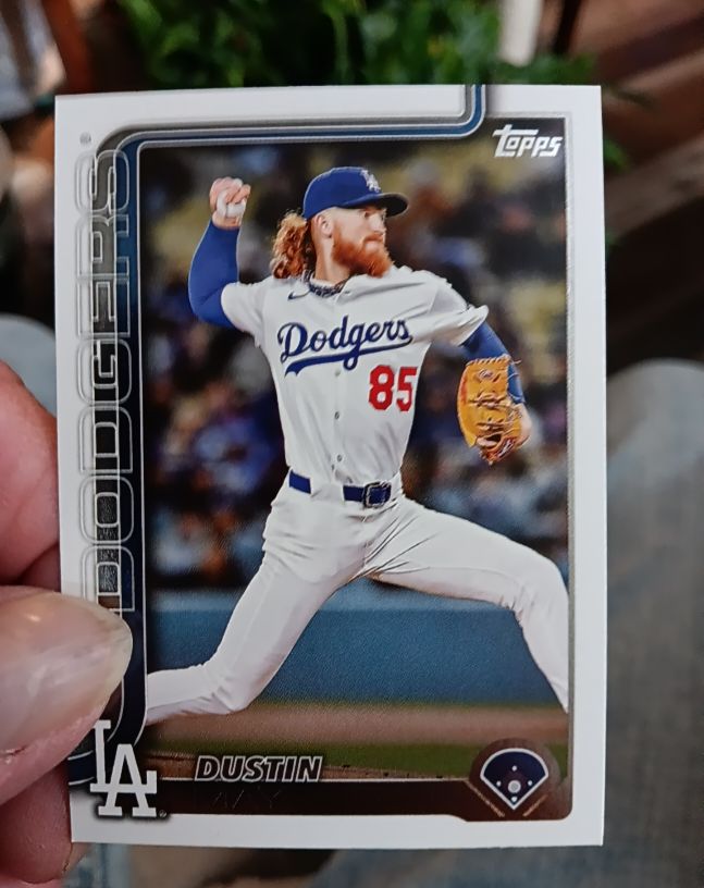 2025 Topps Update Dustin May — front