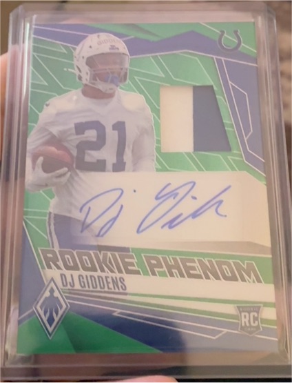 2025 Panini Phoenix #RPJDGS DJ Giddens Rookie Phenom — front