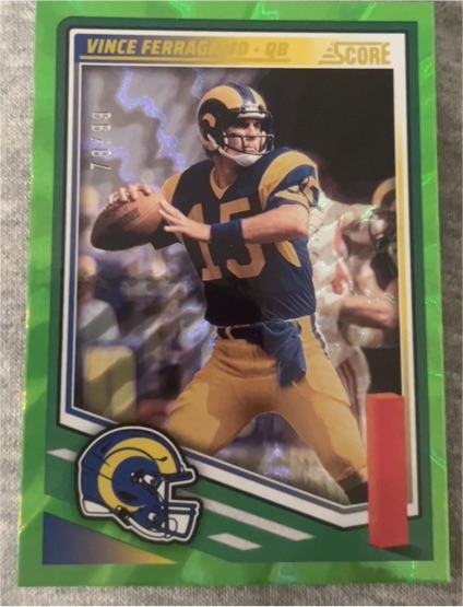 2025 Panini Score #126 Vince Ferragamo — front