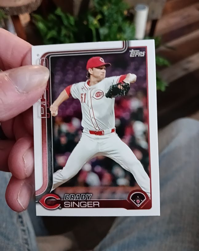 2025 Topps Update #US344 Brady Singer — front