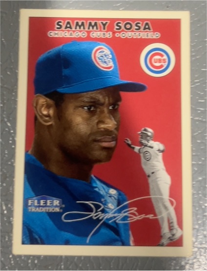 2000 Fleer Tradition #8 Sammy Sosa — front