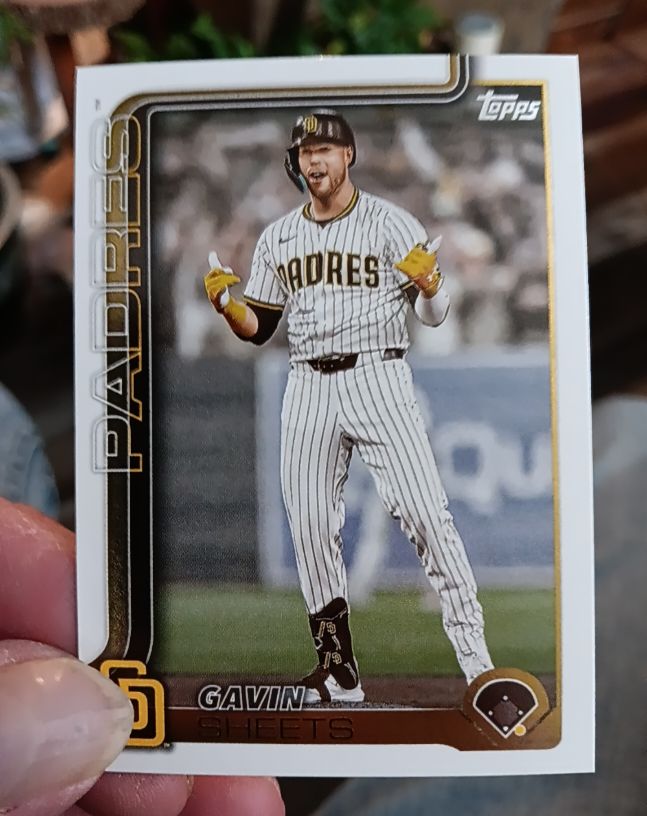 2025 Topps Update #US225 Gavin Sheets — front