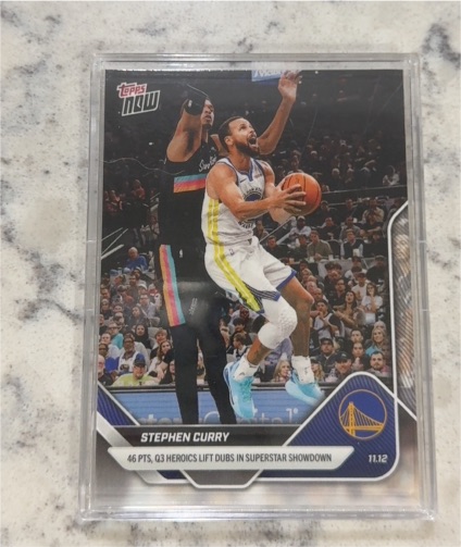 2025 Topps Now #11.12 Stephen Curry — front