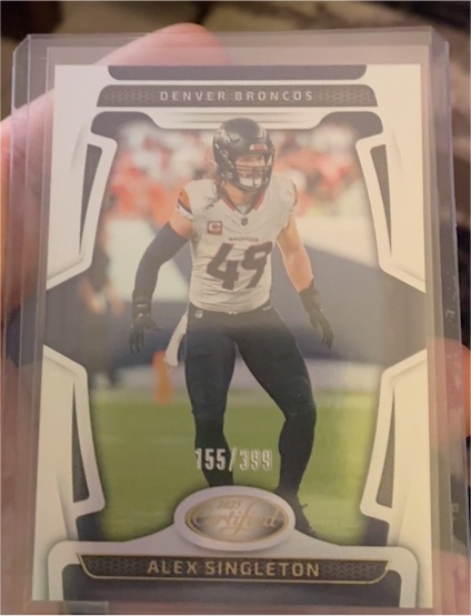 2025 Panini Certified #30 Alex Singleton — front