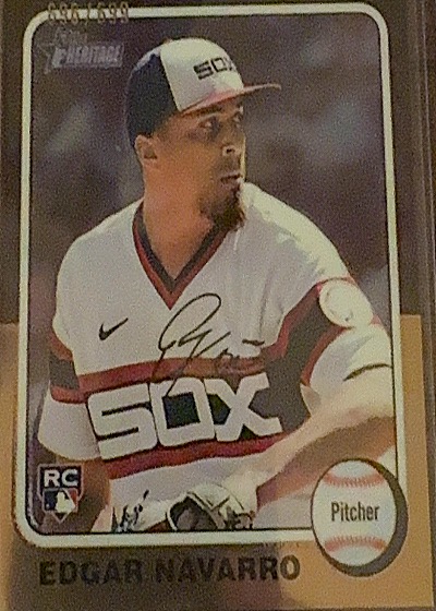 2024 Topps Heritage #362 Edgar Navarro — front
