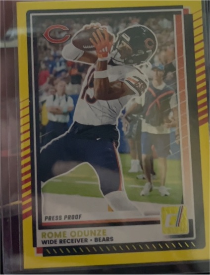 2025 Donruss #222 Rome Odunze — front