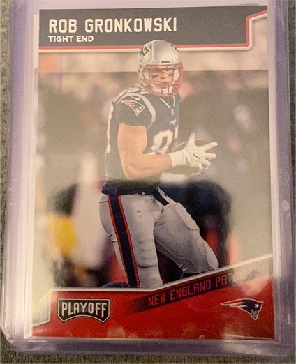 2018 Panini Playoff #127 Rob Gronkowski — front