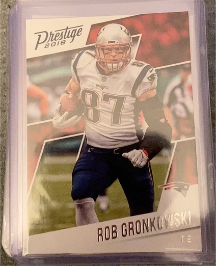 2018 Panini Prestige #181 Rob Gronkowski — front