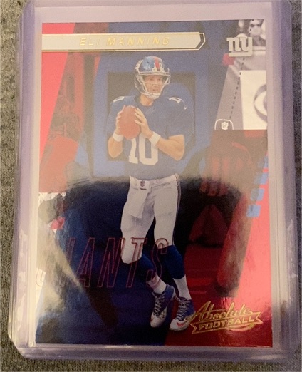 2017 Panini Absolute #35 Eli Manning — front