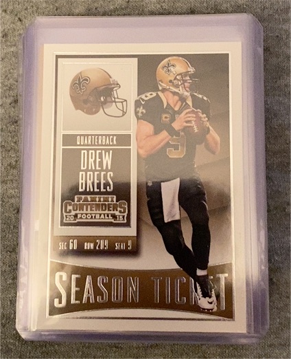 2015 Panini Contenders Football #89 Drew Brees — front