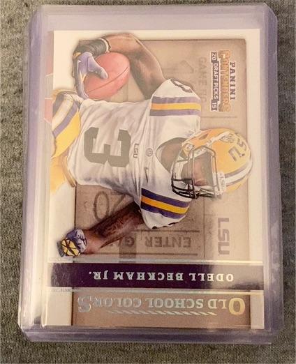 2015 Panini Contenders Draft Picks Old School Colors #41 Odell Beckham Jr. — front