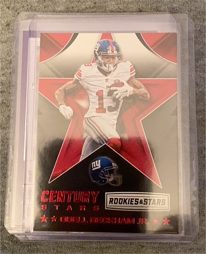 2016 Panini Rookies & Stars Century Stars #3 Odell Beckham Jr. — front
