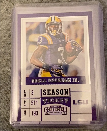2017 Panini Contenders Draft Picks #79 Odell Beckham Jr. — front