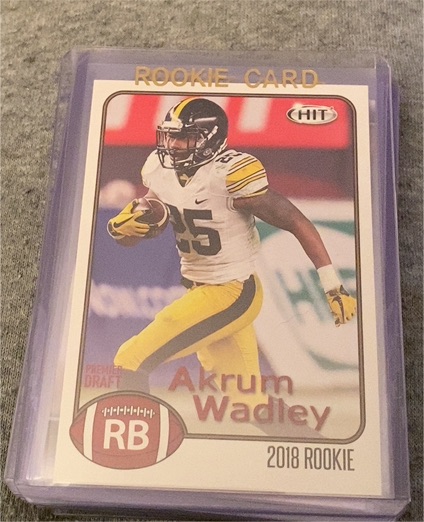 2018 Sage Hit #24 Akrum Wadley — front