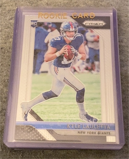 2018 Panini Prizm Rookie Card Kyle Lauletta — front
