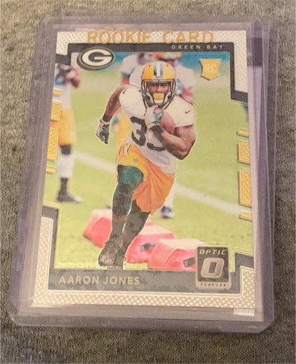 2017 Donruss Optic #135 Aaron Jones — front