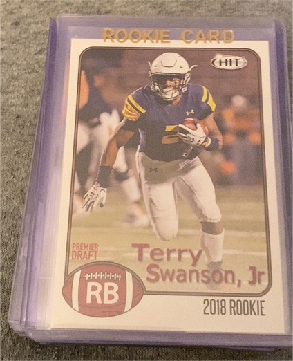 2018 Sage Hit Premier Draft #unknown Terry Swanson, Jr — front