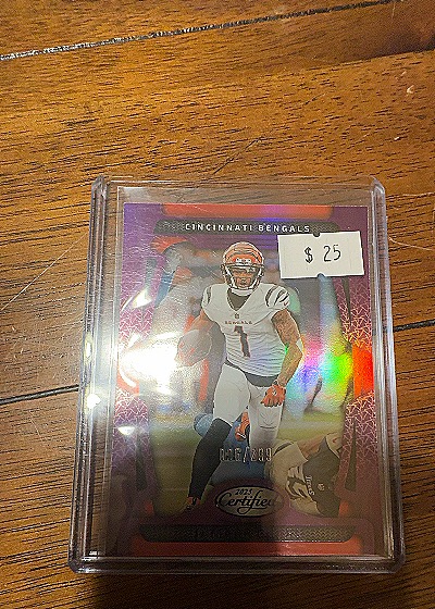 2021 Panini Certified #1 Joe Burrow — front
