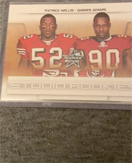 2007 Leaf Rookies & Stars #SR-45 Patrick Willis / Gaines Adams Studio Rookies — front