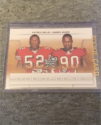 2007 Leaf Rookies & Stars #SR-48 Patrick Willis / Gaines Adams Studio Rookies — front