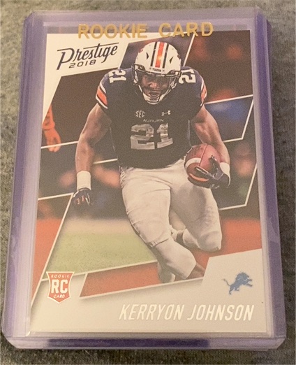2018 Panini Prestige #235 Kerryon Johnson — front